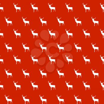 Abstract Seamless deer pattern background. Vector Illustration EPS10