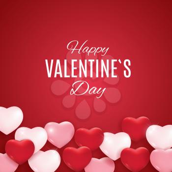 Valentine's Day Love and Feelings Background Design. Vector illustration EPS10