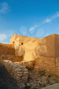 Iberian Citadel of Calafell town. Ancient fort in Catalonia, Spain