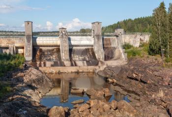 Hydroelectric power station in Imatra, Finland