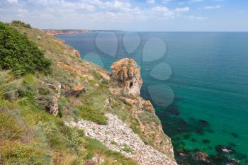 Rocky coast of Kaliakra headland, Bulgaria, Black Sea Coast