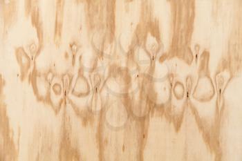 Background texture of veneer board with knots and natural wooden pattern lines