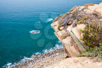 Coastal rocks of Cabo da Roca, Westernmost point of European continent