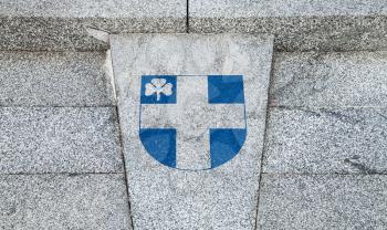Coat of arms of Juva. Municipality of Finland, located in the province of Eastern Finland