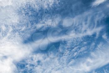 Cloudy sky background texture pattern