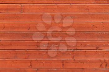 Red wooden wall, flat background photo texture
