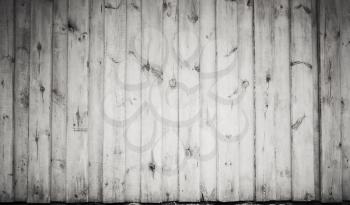 Old grungy white wooden wall, frontal flat background photo texture