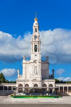 The Sanctuary of Fatima, which is also referred to as the Basilica of Our Lady of Fatima, Portugal