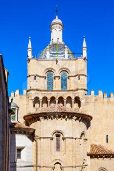 The Old Cathedral of Coimbra is one of the most important Romanesque Roman Catholic buildings in Portugal