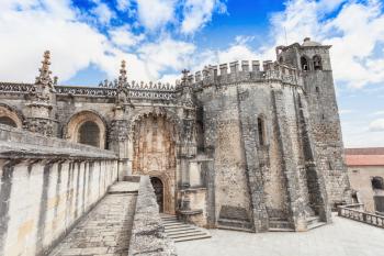 The Convent of the Order of Christ is a religious building and Roman Catholic building in Tomar, Portugal