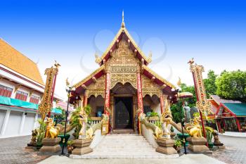 Wat Klang Wiang Temple in Chiang Rai, Thailand