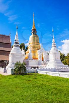 Wat Suan Dok Temple is a Royal Temple in Chiang Mai, Thailand