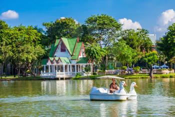 Lumphini Park is a 57.6-hectare park in central Bangkok, Thailand