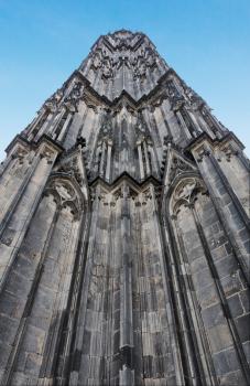 The cathedral of Cologne. The tower
