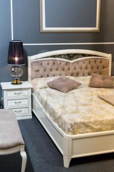 Modern luxury bedroom in beige