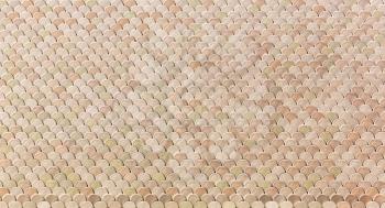 Beige abstract background with little tiles