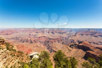 Famous view of Grand Canyon National Park landscape, Arizona USA