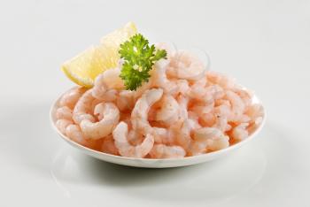 Plateful of shrimps
