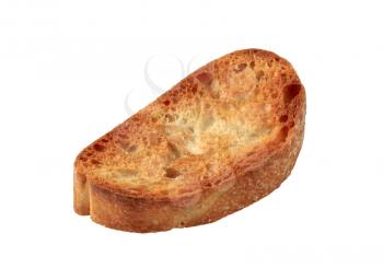 Crunchy slice of toasted bread