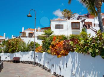 Spanish style homes in Tenerife