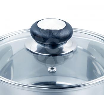 Glass lid on a pot - detail