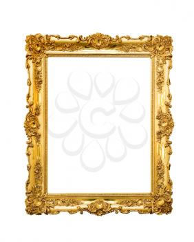 Ornate picture frame hanging on a wall