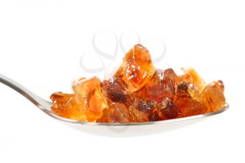 Brown rock candy with fine caramel flavor