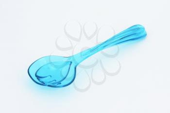 salad fork and spoon on white background