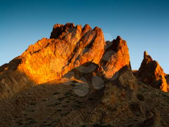 Rock formations in Teide National Park, Tenerife, Canary Islands