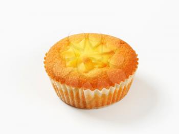 Custard filled muffin - studio shot