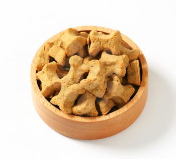 Small bone-shaped treats for dogs