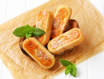 Dutch almond paste filled cookies
