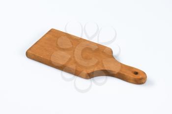 clean wooden paddle cutting board