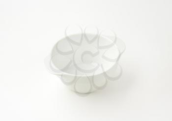 modern design white soup bowl