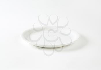 Classic style white dinner plate