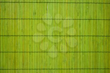 green bamboo table mat - full frame