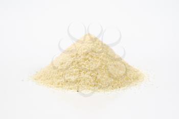 heap of white hominy grits
