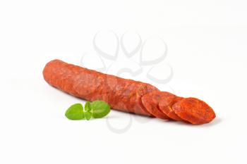 Hungarian Csabai Sausage (Csabai kolbasz) -  pork sausages with a lot of paprika