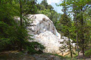 Terme San Filippo, Bagni San Filippo, Tuscany, in the province of Siena, Italy