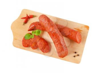 Csabai kolbasz - Hungarian smoked pork sausages spiced with paprika