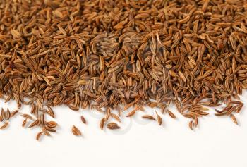 pile of caraway seeds - detail