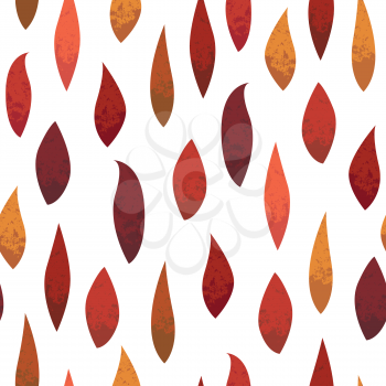 Seamless pattern. Autumn leaves with texture.   Texture for print, wallpaper, home decor, textile, or website background.
