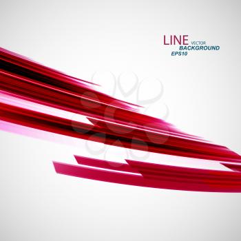 Vector color abstract beautiful twirl line eps.