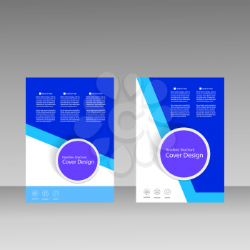 Brochure business style cover template.