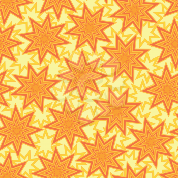Abstract seamless background, abstract design, pattern of stars. Vector