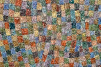 Abstract Artistic Background, Mosaic of Colored Wool Mohair