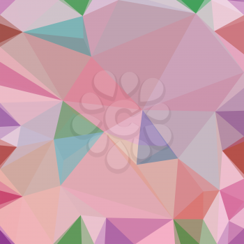 Abstract Background, Colorful Low Poly Design. Vector