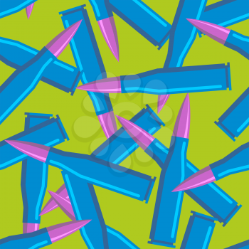 Colored bullets for. Blue military ammo texture. Pink bullet shells for weapons.
