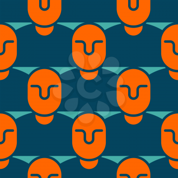 Manager background. People texture. Office seamless pattern. 

