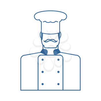 chef icon. cuisinier sign. chief-cooker symbol. Vector illustration
